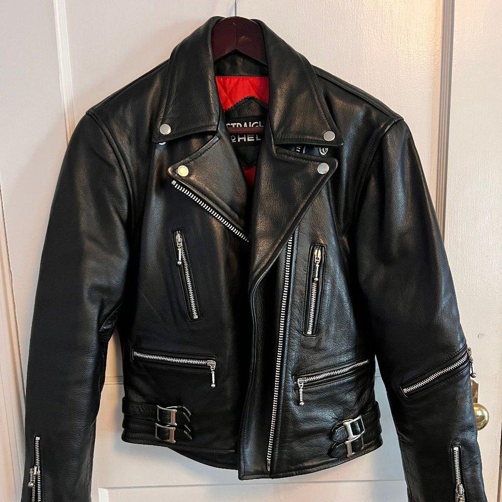 Straight To Hell - Defector Motorcycle Jacket sz 36